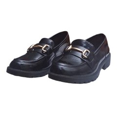 Steve Madden Lando Black Loafers Kids Size 3