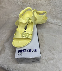 Birkenstock Rio EVA Kids Yellow Strappy Sandals US 12 Narrow 1021635