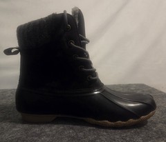 Fab Kids Black Winter Snow/ Rain Boots Size 5
