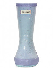 NWD $85 Hunter Little Kid First Classic Giant Glitter Blue/Purple US11/UK10/EU28