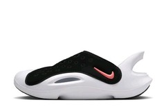 Nike Aqua Swoosh Sandal GS ‚Black Hyper Orange‘ Kids FV6363-001 Sz 6Y