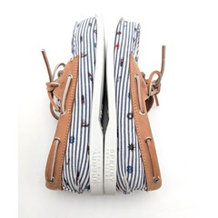 Sperry Authentic Original 2-Eye Boat Shoe Kids‘ Nautical Print Size US4M EU36