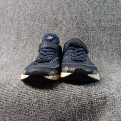 New Balance Kids Navy Blue Hook and Loop Lace Up Athletic Shoe Toddler Sz US 1W
