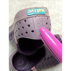 Native Jefferson Block Water Shoes Slip On C6 Purple Pink Child Toddler Beach
