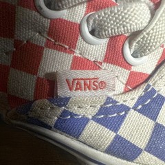 Vans Old Skool Checkerboard Toddler Size 4 Multicolor Red Blue Yellow Shoes