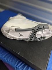 Jordan Air Jordan Dub Zero GS White/Gray Leather Mid Top Sneakers DV1360-107