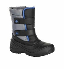 NEW Wonder Nation Toddler Boys‘ Winter Snow Boot Black and Blue
