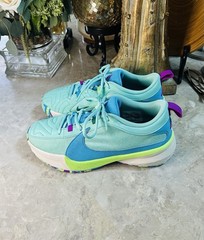 Nike Zoom Freak 5 (GS) Shoes Emerald Rise/Blue Lighting DZ4486 300 Size 6.5Y