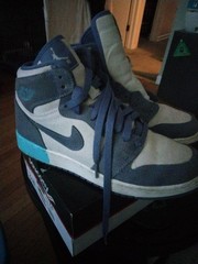 Kids Jordan 1 Retro High Og Blue Moon Size 7y