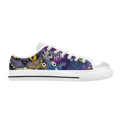 Alice in Wonderland Custom Canvas Sneakers High Top Shoes For Kids