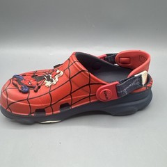 Marvel Crocs Kids Marvel Spider-Man Clogs Red Black Jibbitz Charms Youth Size 1
