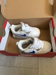 Nike Air Max 90 EasyOn (TD) White Racer Blue College Grey Sneakers 5C