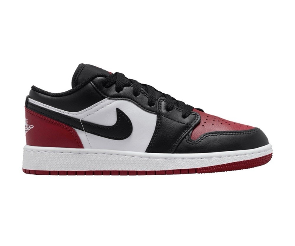 NEW Jordan 1 Low Bred Toe Chicago Black Red Retro RARE 553560-612 Size 5.5 – 7