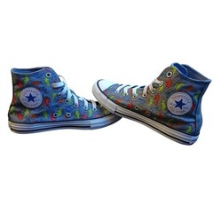 Converse Chuck Taylor All Star Dinoverse Grey Dinosaur High Top Shoes 666200C 2Y