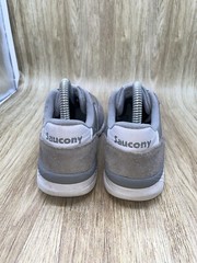 Saucony Jazz Lite Size 5.5M Yourh Gray White Athletic Comfort Running Sneakers