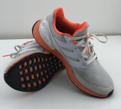 Adidas Rapidarun Casual Running Shoes Youth Boys Size 5 Off White G27323