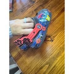 Crocs Kids Star Wars TIE Fighter Clogs Black Red Galactic Print Shoes