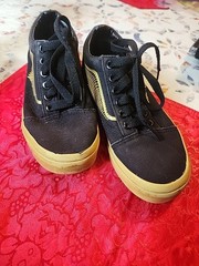 Harry Potter X Vans Old Skool Kids (Black/Gold) Size 13Y