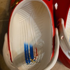 💙 Crocs x SEGA Sonic the Hedgehog Clogs – Kids Size C2 Red Limited Edition 2023