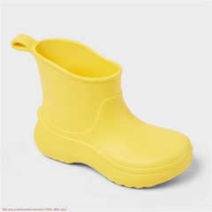 Toddler Eli Rain Boots – Cat & Jack Yellow 11T:Waterproof Pull-On *SEE DEAL!!!*