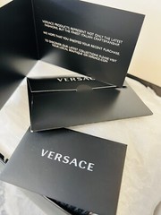 VERSACE Kids Mini Me Greca Neoprene Strap Sandals, Size 31 EU/13 Child US, $450