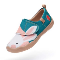 Kid Size UIN Slip On Shoes Canvas Comfortable Loafers „Good Rabbit“