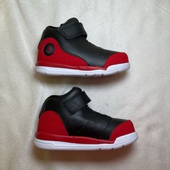 TD Nike Jordan Flight Tradition 819540-001 Black Gym Red NEW Toddler Size 6c