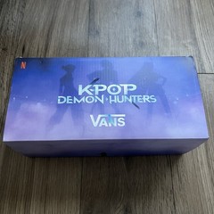 VANS Classic Slip-On KPOP Demon Hunters Derpy Cat Checkered Unisex Kids 5.0