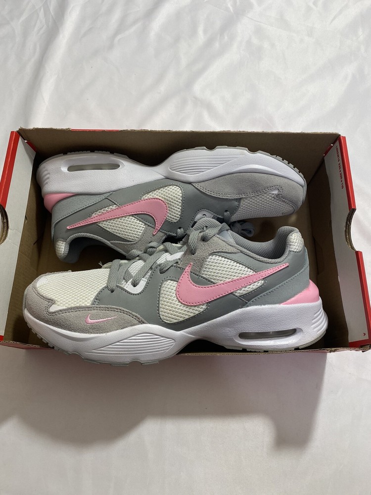 New Youth Size 7Y Grey Pink Nike Air Max Fusion (GS) Running Shoes CJ3824 003