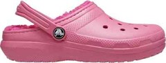 Crocs Classic Lined Clogs Pink Kids Unisex MSRP $55