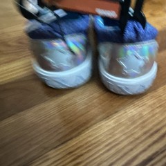 Disney Pixar Toy Story Slip-On Casual Shoes Kids US 8 Silver/Blue Synthetic