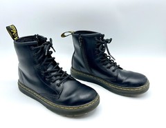 Doc Martens Kids Zavala J Boots Lace Up Side Zip AW004 Black US Size 3