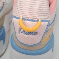 Puma RS-X Sweater Weather GS Sneakers Big Kids/Womens US 5 EU 37 White Pink Blue