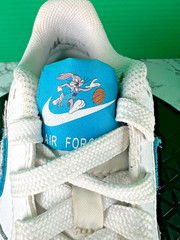 Nike Air Force 1 Low Bugs Bunny Space Jam White Blue Youth 5Y DM3353-100