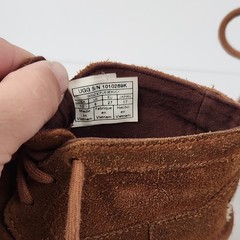 UGG Neumel Kids Boots Chestnut Brown Suede Chukka Lace Up Classic 10T