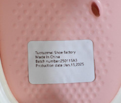 Clog Shoes Youth Size 13 EU 30-31 White Pink Slip On Garden Sandals Foam Comfort