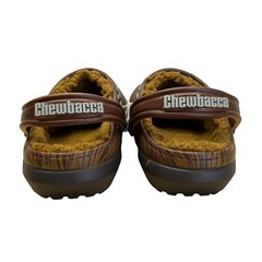 Crocs x Star Wars Brown Chewbacca Jibbitz Fuzzy Lined Clogs Size W6/M4 – New