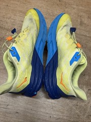 Size 7 MD, Hoka One One Speedgoat 5 Youth, Running Hiking Shoes, Yellow