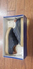 Atlanta Mocassin Miguel Sneaker Dark Blue Smooth Leather, 3 Straps, Kids Size 29