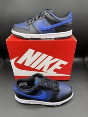 New Nike Dunk Low Midnight Navy Black White GS Size 5Y DH9765-402