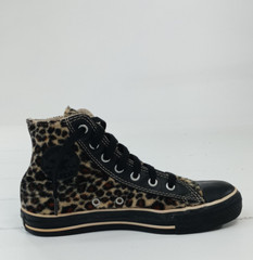 Converse Chuck Taylor All Star High Top Leopard Print Sneakers Youth Size 3
