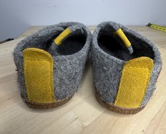 Camper Kids Wool Slippers Gray Size 26 Mules Slip On Shoes