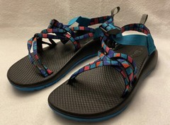 Chaco Kids ZX1 Ecotread Teal Multicolor Performance Sandals Size 6 J180264