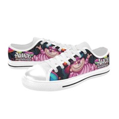 Alice in Wonderland Custom Low Top Canvas Sneaker Shoes For Kids