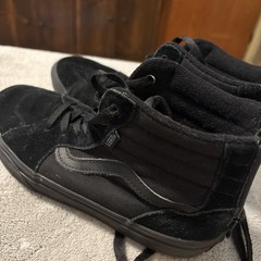 Vintage VANS High-Top Zipback Skate Sneakers Youth Size 5