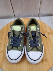 CONVERSE CTAS STREET JUNIOR UNISEX BOYS GIRLS SIZE 13 US OLIVE GREEN