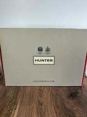 Hunter Original Kids Gloss Black Boot NIB Girl Size 2/ Boy Size 1