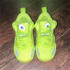 adidas D.O.N. Issue #3 Mike Wazowski Green Kids Athletic Sneakers US 11