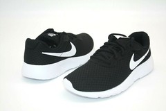 UNISEX NIKE TANJUN (GS) 818381-011 BLACK/WHITE-WHITE RUNNING SHOE