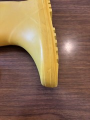 Hisea Rain Boots/Kids/Yellow Rubber Boots Youth Size 2 Little Kid/Worn To Try On